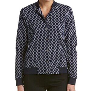 Brooks Brothers Cotton Cat Eye Southwestern Print baseball varsity jacket medium